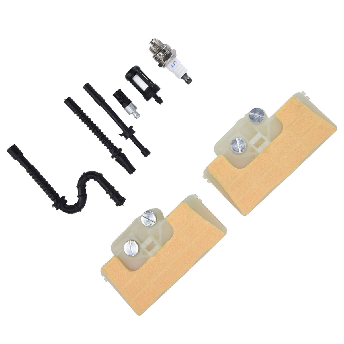 Chainsaw Air Filter Kit Wear Resistant High Accuracy Chainsaw Parts with Fuel Pipe Assembly for MS290 MS390 MS310