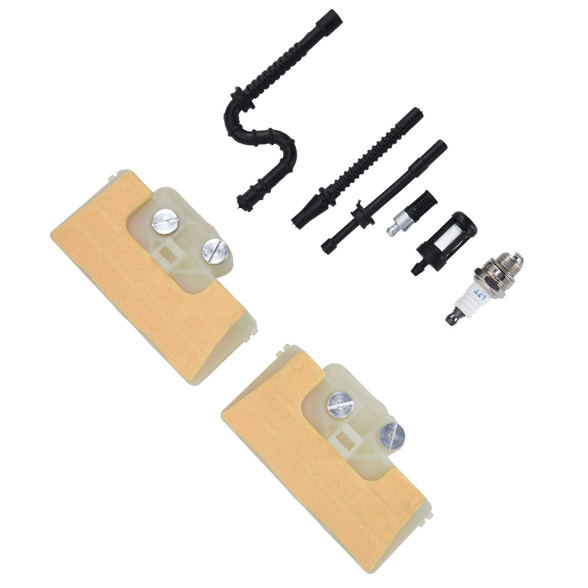 Chainsaw Air Filter Kit Wear Resistant High Accuracy Chainsaw Parts with Fuel Pipe Assembly for MS290 MS390 MS310