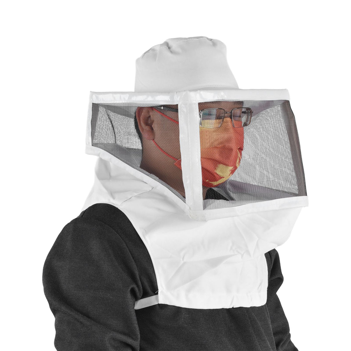 Beekeeping Hat Contraction Design Breathable Mesh White Edging Beekeeper Cowboy Hat for Beekeeping Hunting Hiking