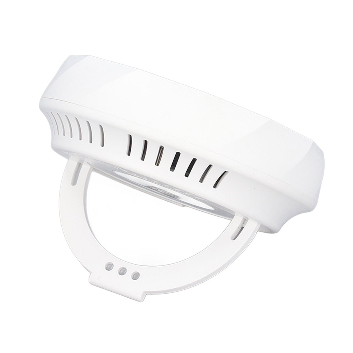 Air Quality Monitor Real Time Intelligent Color Screen Display USB Charging Portable Digital Air Quality Detector 5VWhite