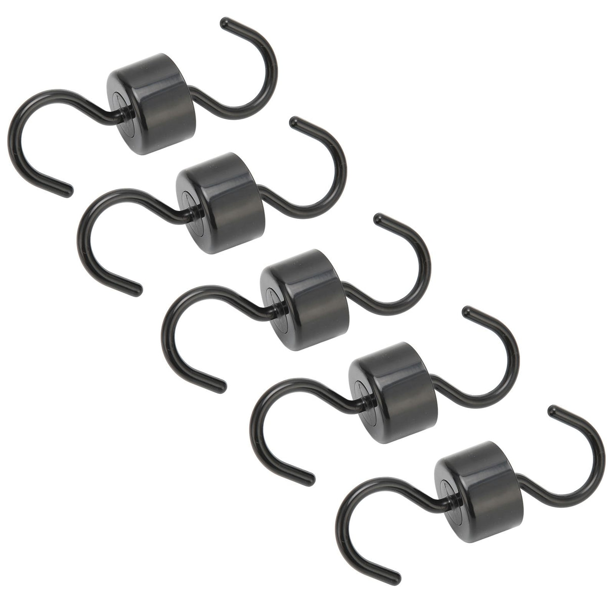 5Pcs Bird Feeder Hooks Black ABS Sturdy Easy Install Beautiful Ant Prevention Hooks for Garden