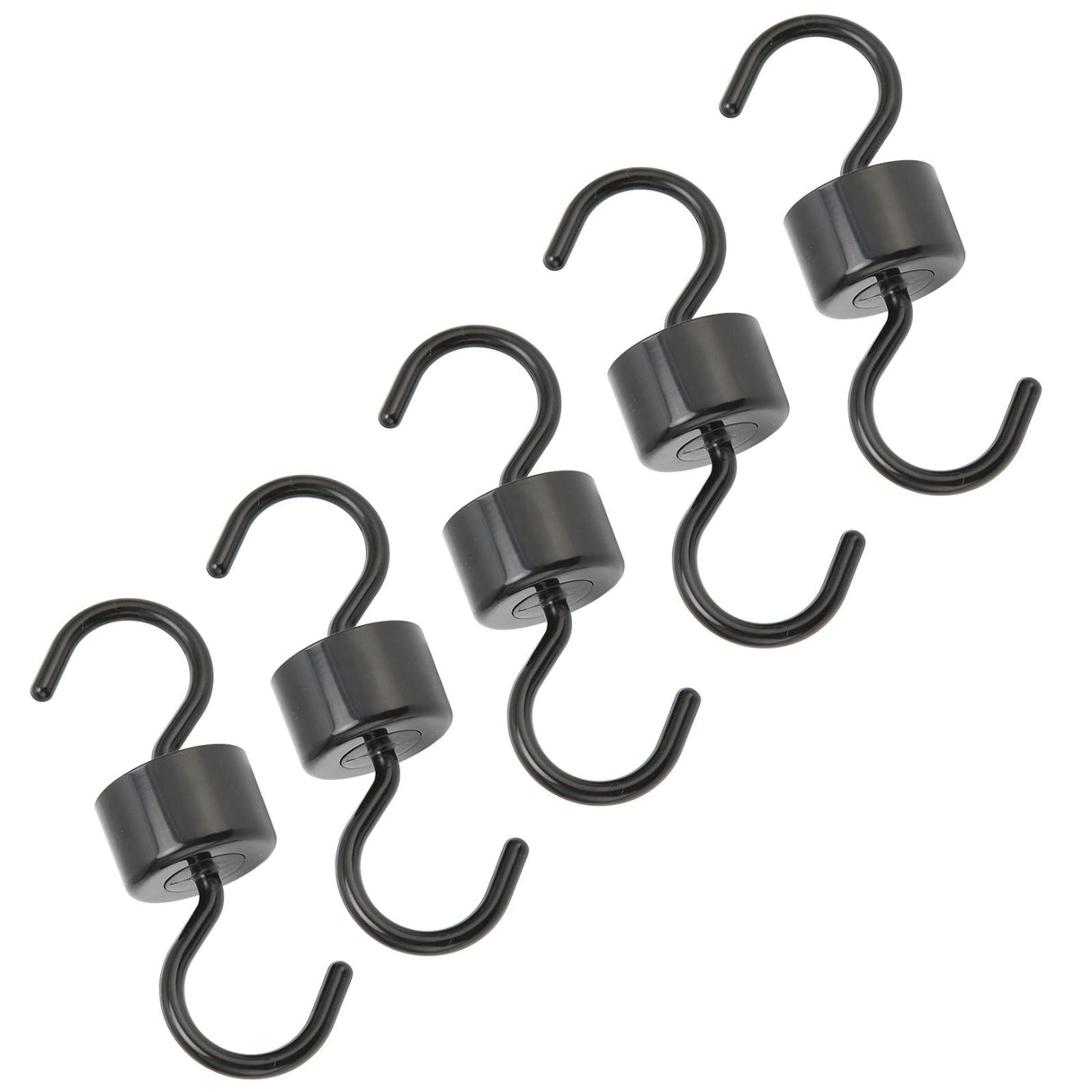 5Pcs Bird Feeder Hooks Black ABS Sturdy Easy Install Beautiful Ant Prevention Hooks for Garden