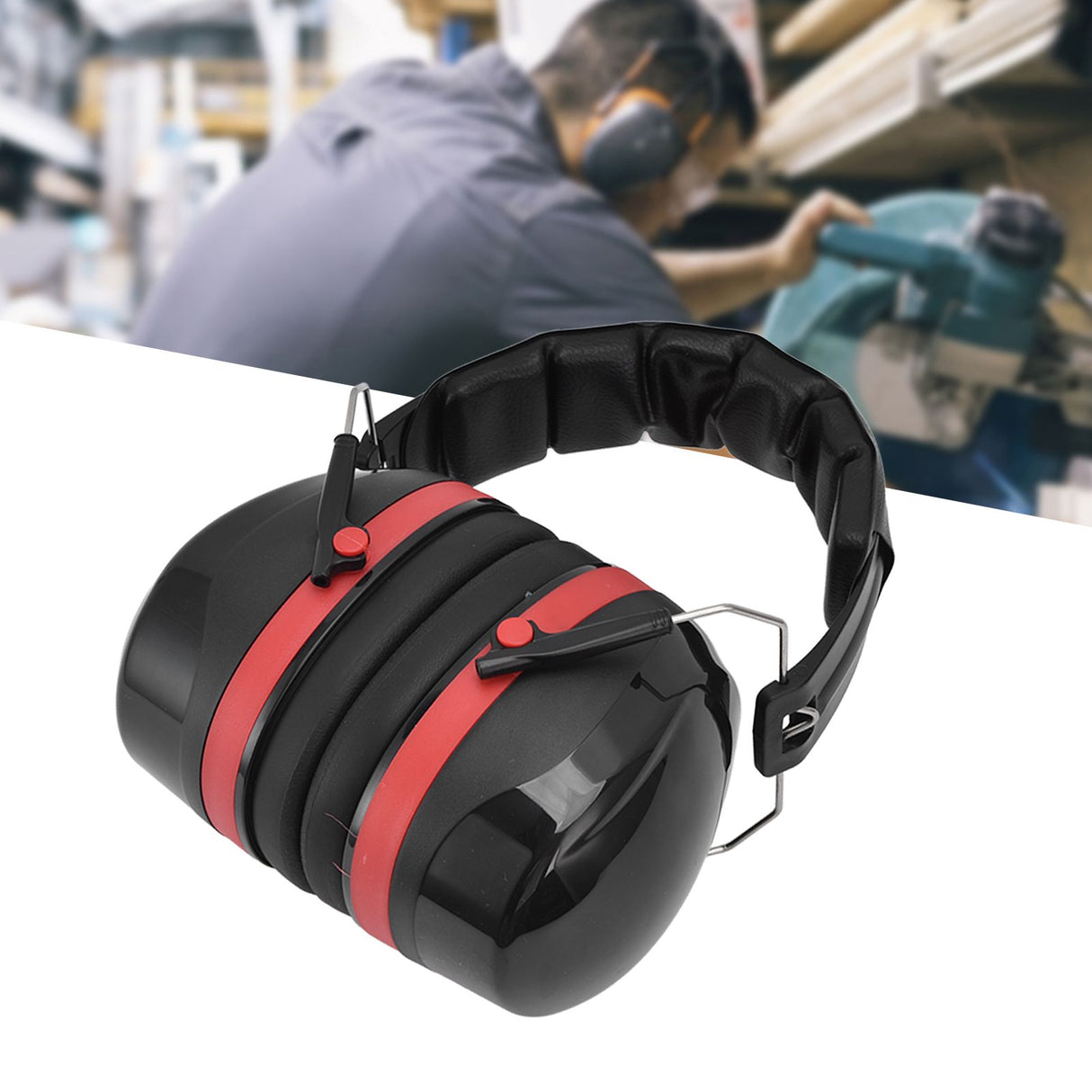 Foldable Shooting Hearing Protection Ear Muffs Noise Reduction Safety Earmuff for Gardens Industries
