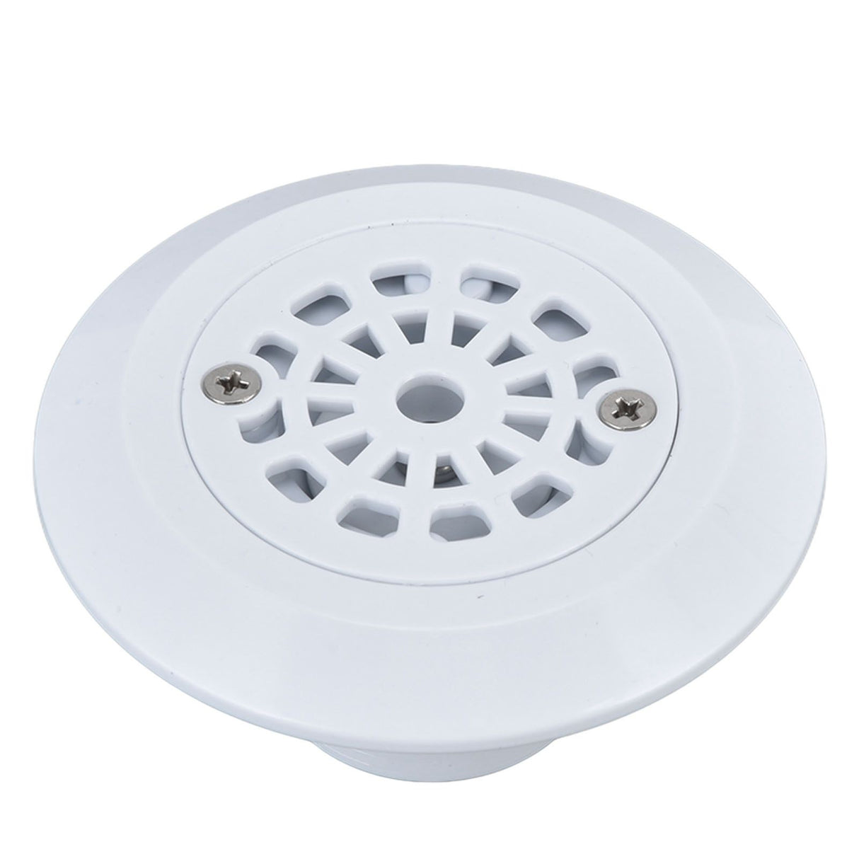 Plastic Pool Water Outlet White Floor Drain Water Inlet Draining Accessory for Swimming Pools Hot Springs Spas