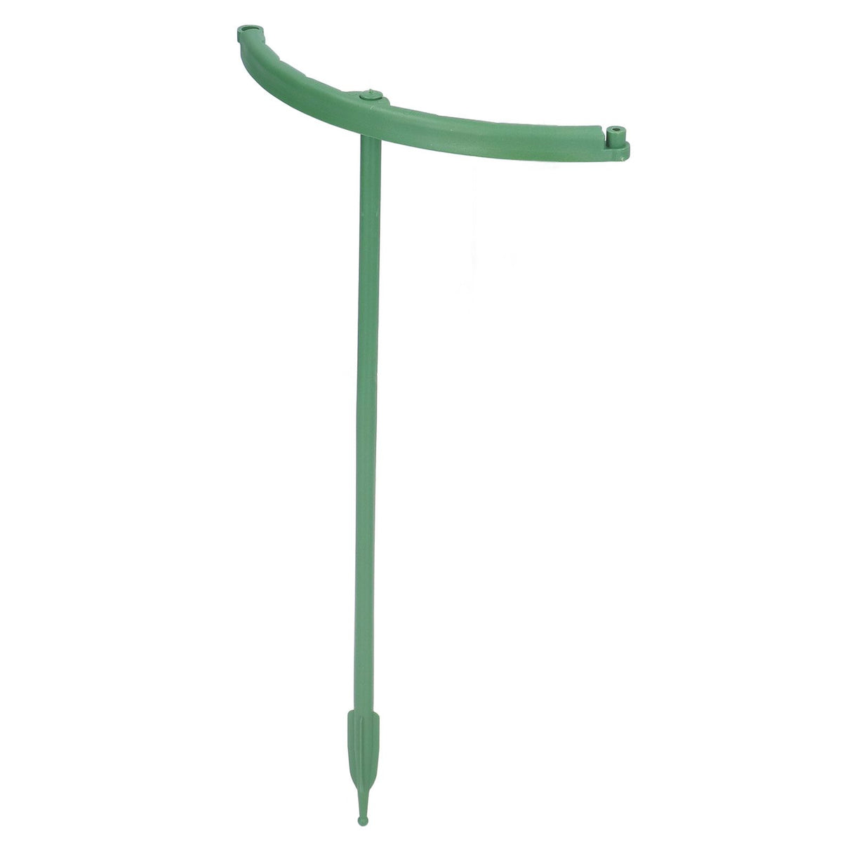 12 Sets Plant Support Stakes with Half Round Support Ring Plastic Garden Tool for Flower Pot Vegetable