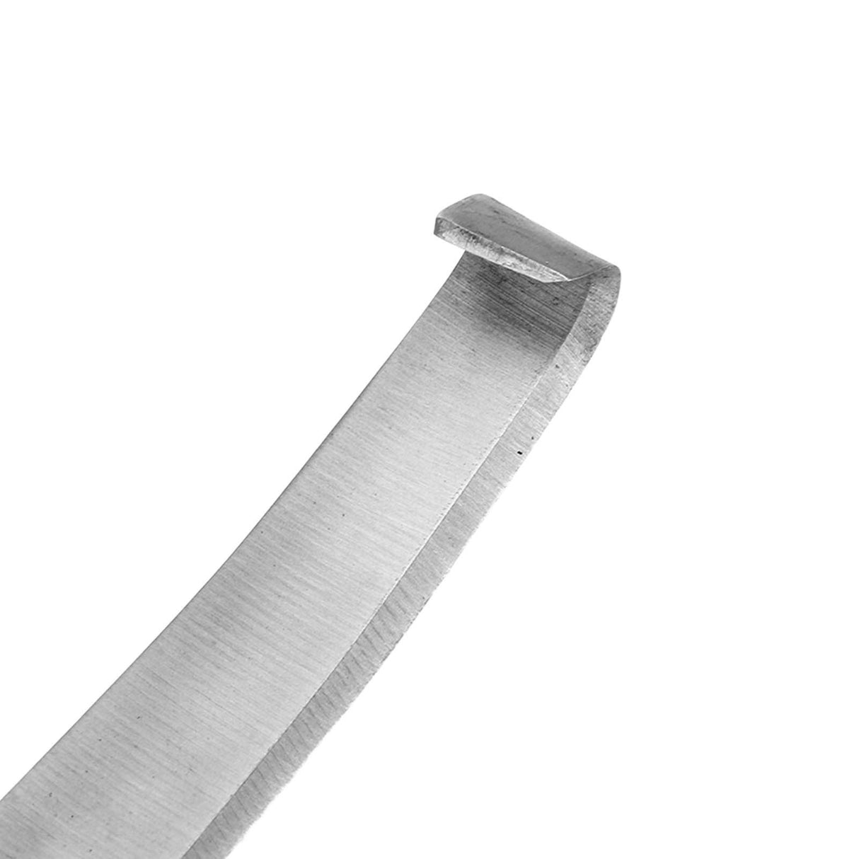 Horse Hoof Knife Hoof Trimming Tool with Wooden Handle Stainless Steel Blade for Farm Single Edged Left Hand