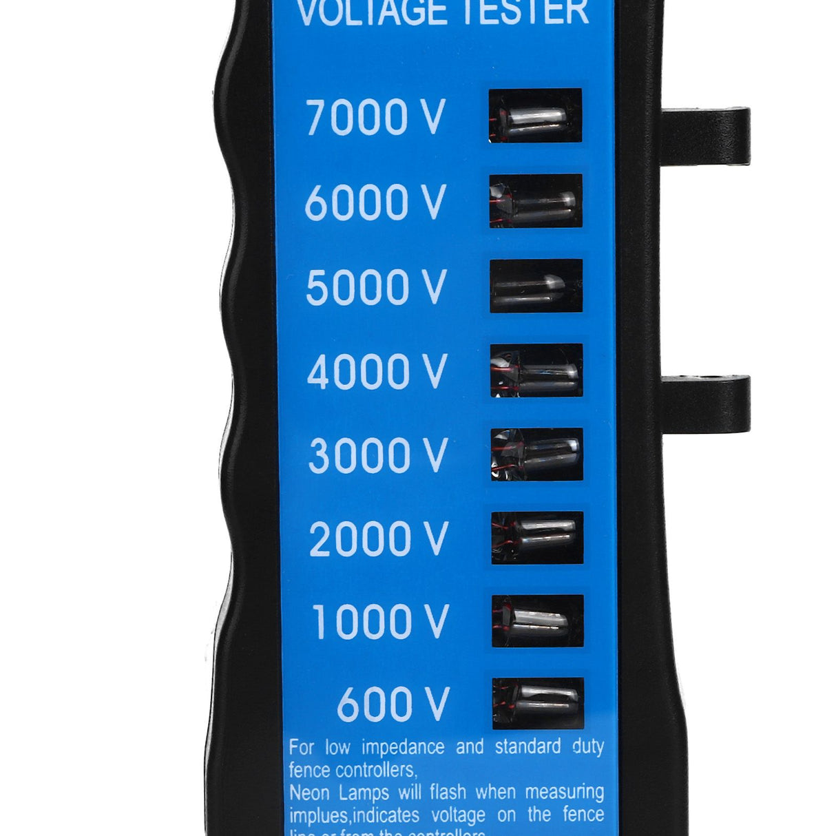 Electric Fence Tester Multi Light Voltage Detection Portable for Farm Supply Fencing ABS 7000V