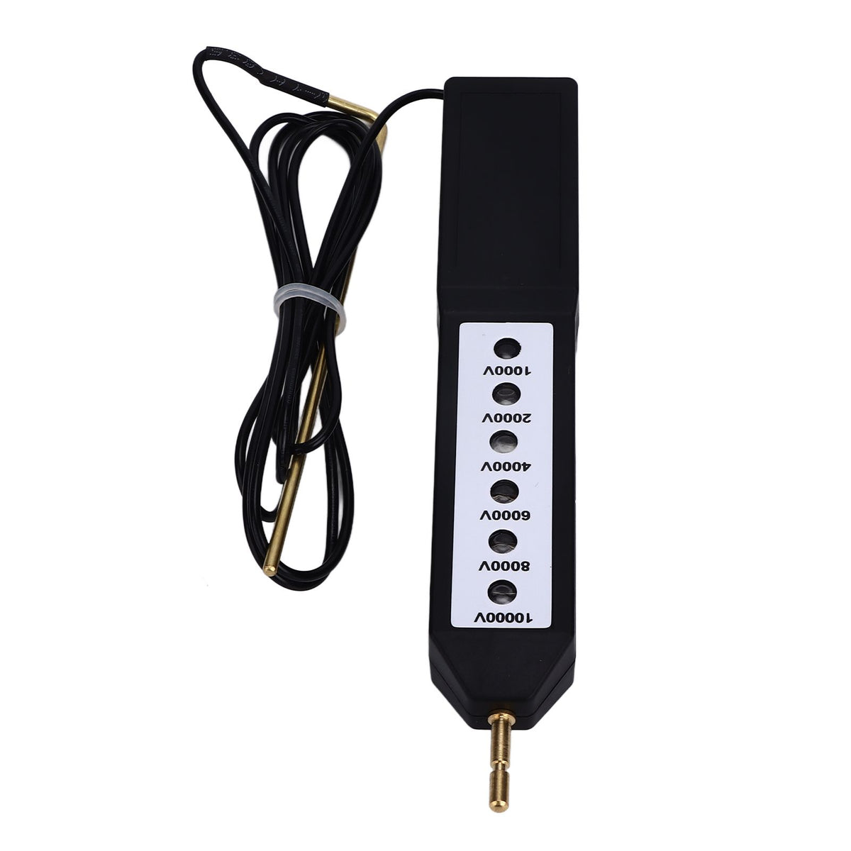 Electric Fence Tester Waterproof Voltage Meter 10KV Portable Tool with 6pcs Light for Farm