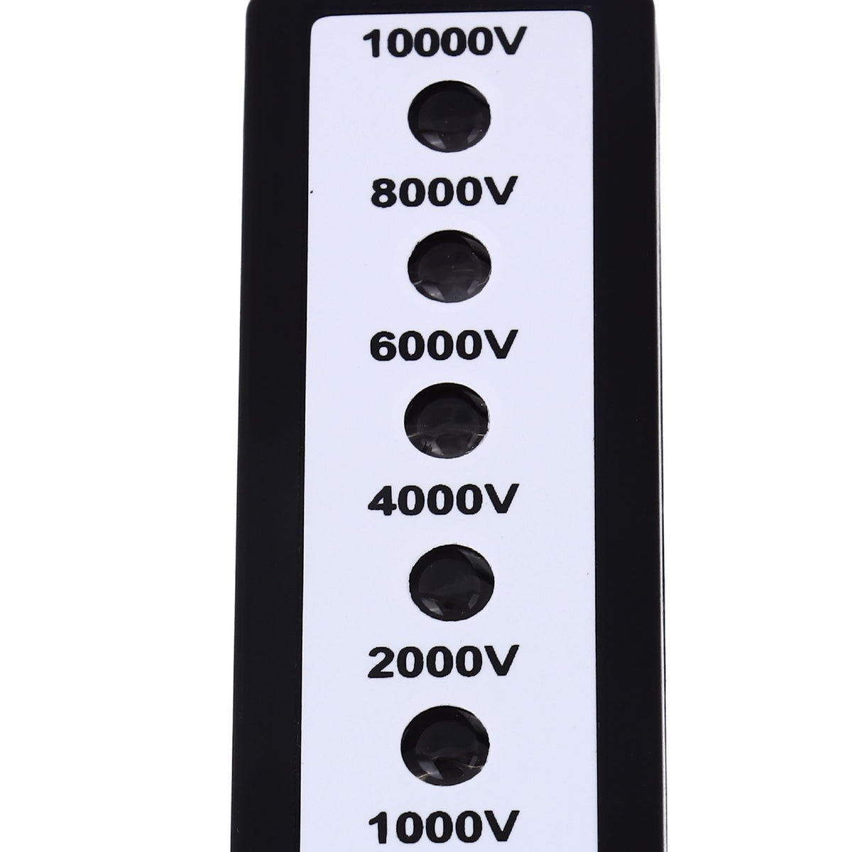 Electric Fence Tester Waterproof Voltage Meter 10KV Portable Tool with 6pcs Light for Farm
