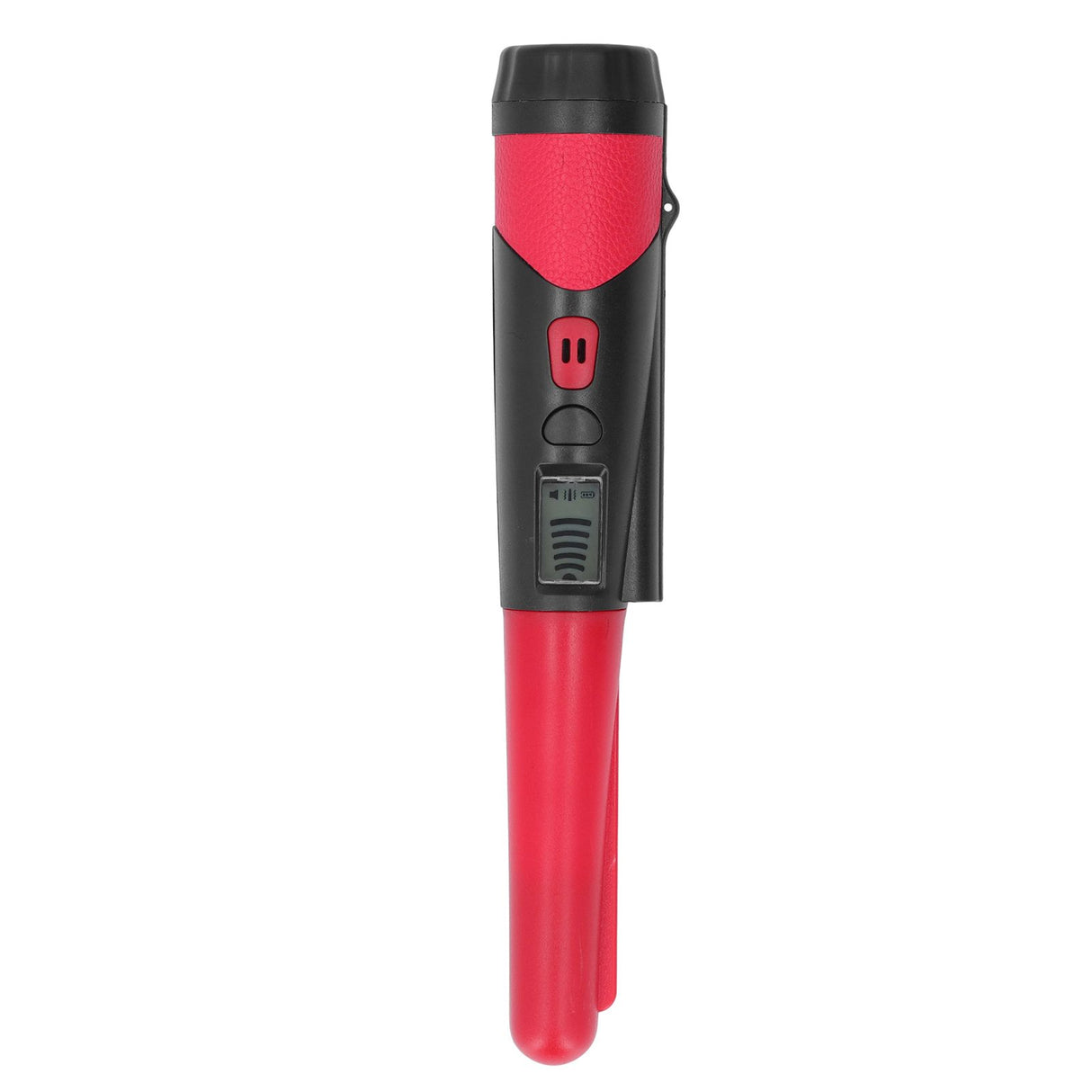 Metal Detector Professional High Sensitivity Portable Handheld Metal Detector with LCD Display Flashlight Function Red