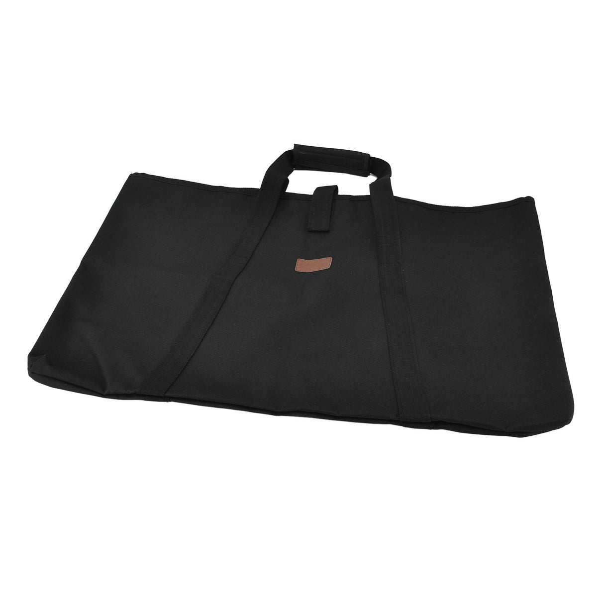 Folding Table Storage Bag Sponge Interlayer Waterproof Oxford Cloth Black Outdoor Multifunctional Carrying Bag for Picnic
