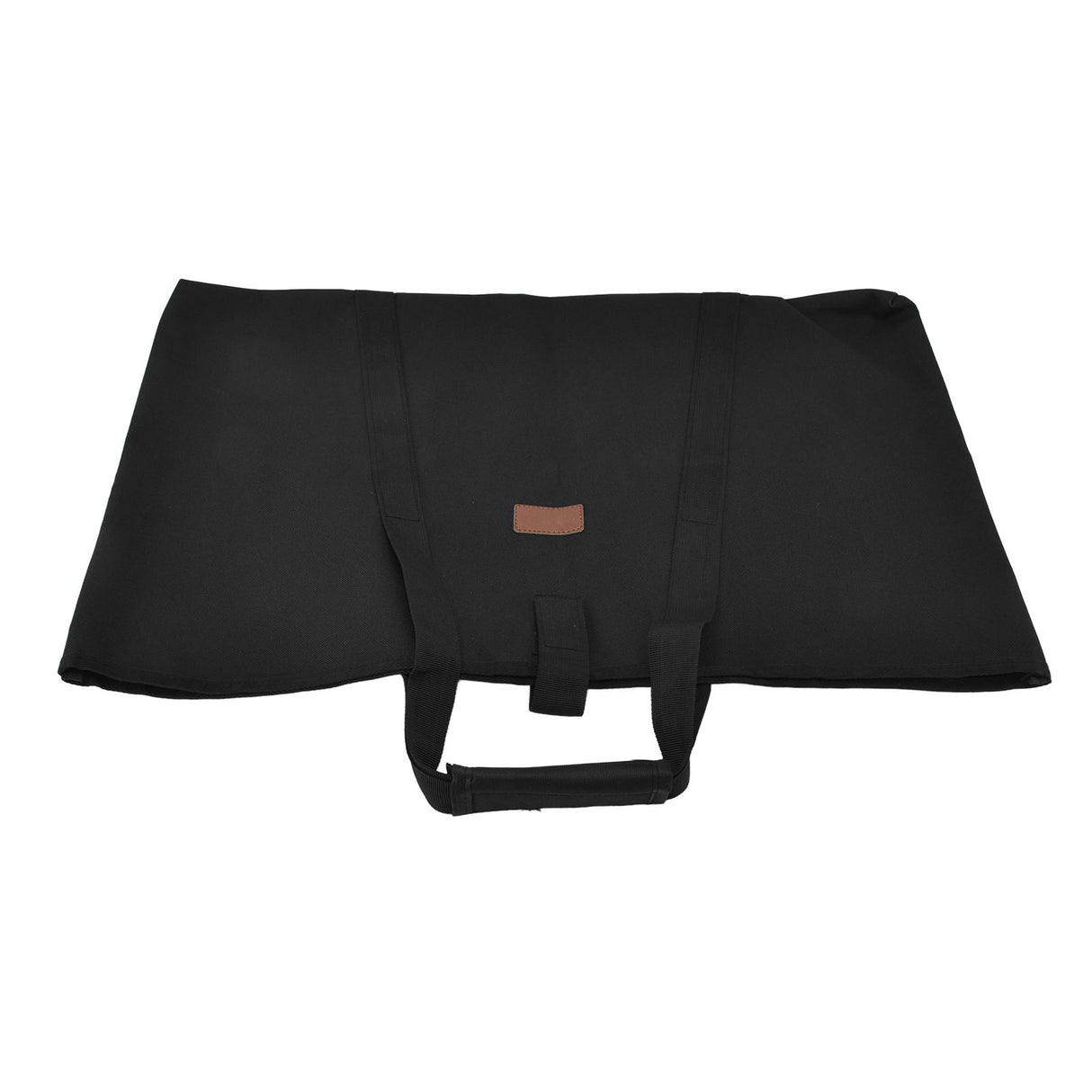 Folding Table Storage Bag Sponge Interlayer Waterproof Oxford Cloth Black Outdoor Multifunctional Carrying Bag for Picnic