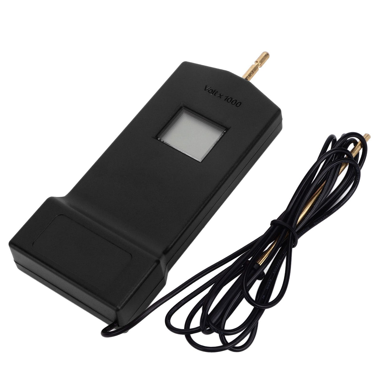 Fence Voltage Tester Portable Electric Fence Fault Finder 15KV LCD Screen for Livestock Farms MLD-004 Black