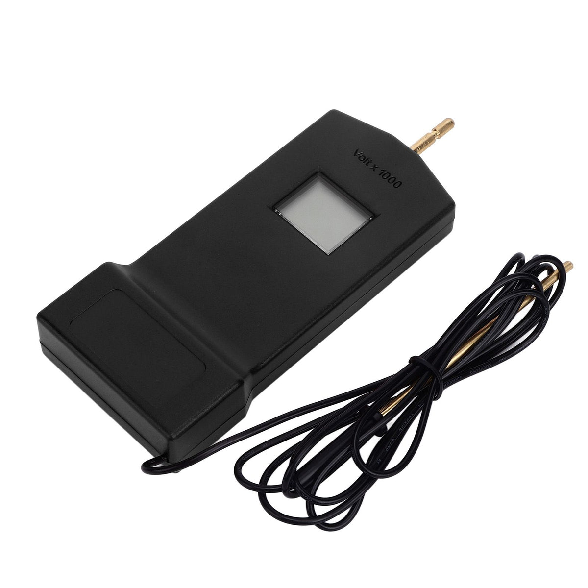 Fence Voltage Tester Portable Electric Fence Fault Finder 15KV LCD Screen for Livestock Farms MLD-004 Black