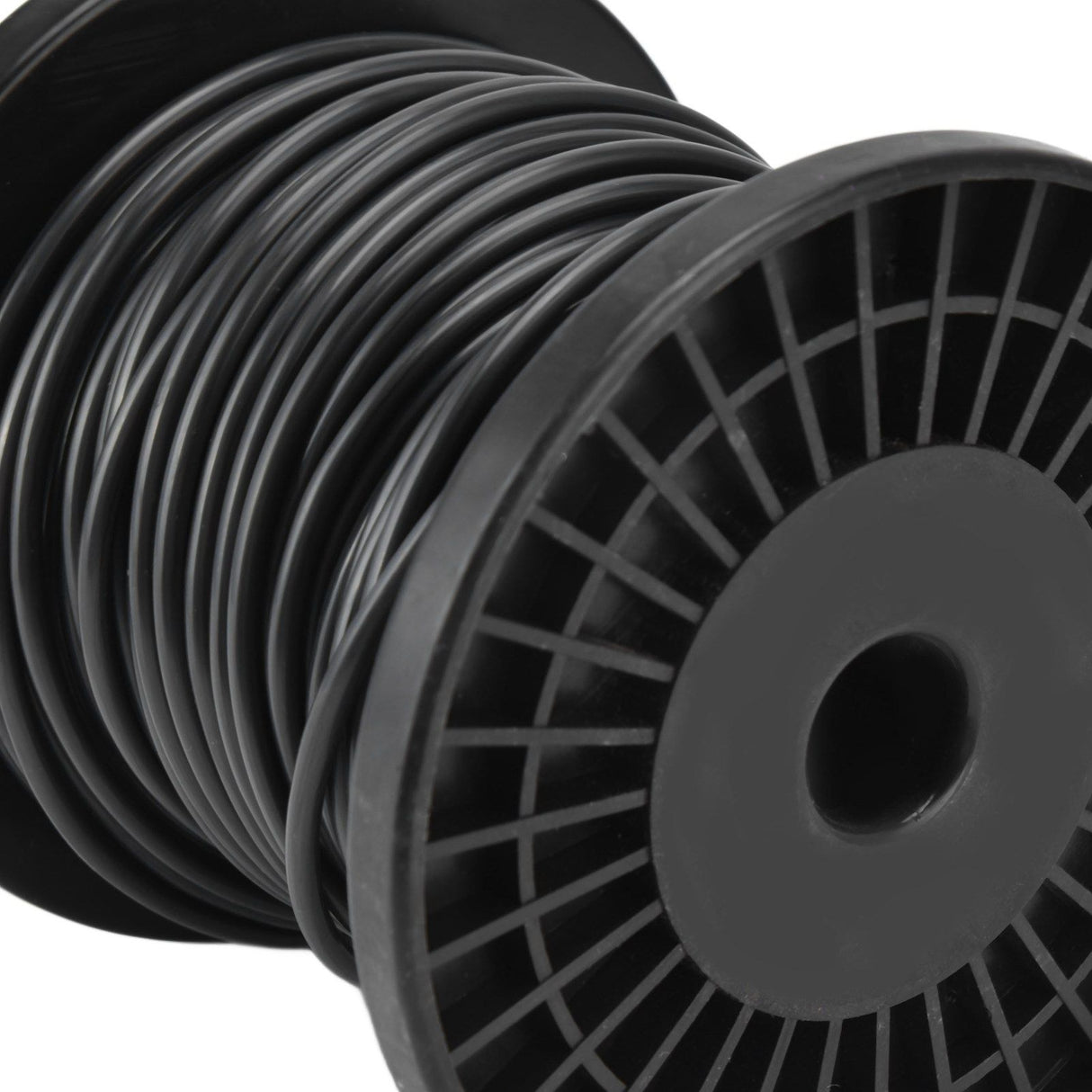 Round String Trimmer Line for Husqvarna 3.3mm Black High Cutting Efficiency Trimmer Line for Most Lawn Mowers Farm 30m