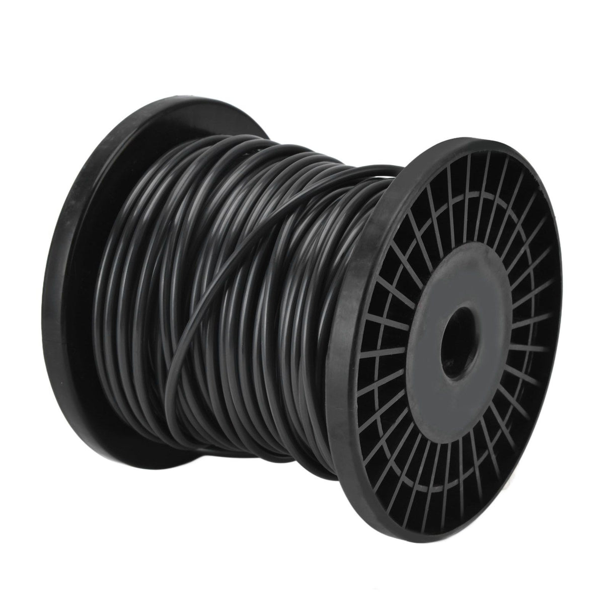Round String Trimmer Line for Husqvarna 3.3mm Black High Cutting Efficiency Trimmer Line for Most Lawn Mowers Farm 30m
