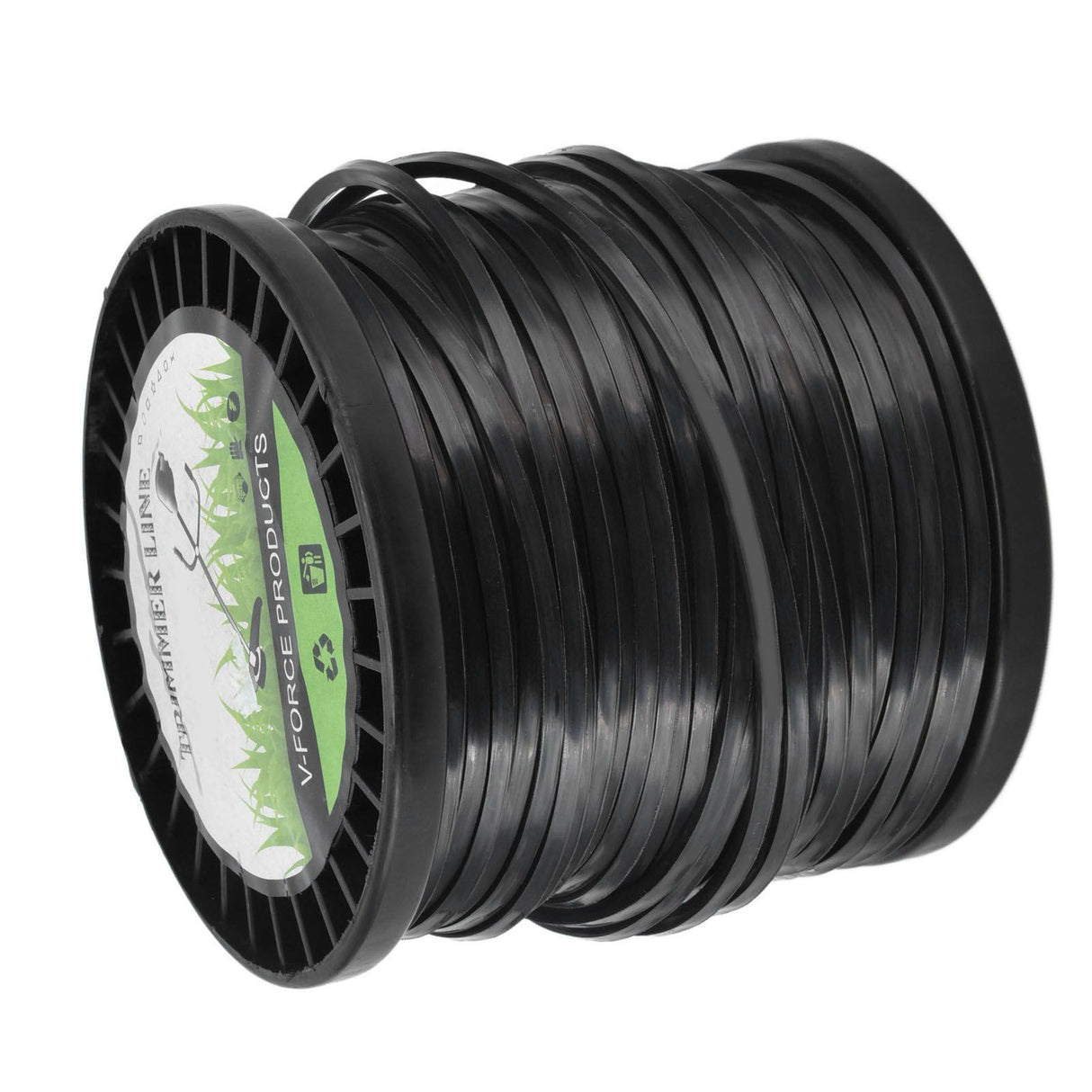 Round String Trimmer Line for Husqvarna 3.3mm Black High Cutting Efficiency Trimmer Line for Most Lawn Mowers Farm 50m