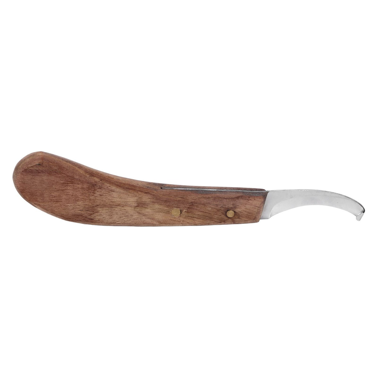 Horse Hoof Knife Curved Fine Carbon Steel Blade Ergonomic Left Hand Hoof Trimmer for Farm
