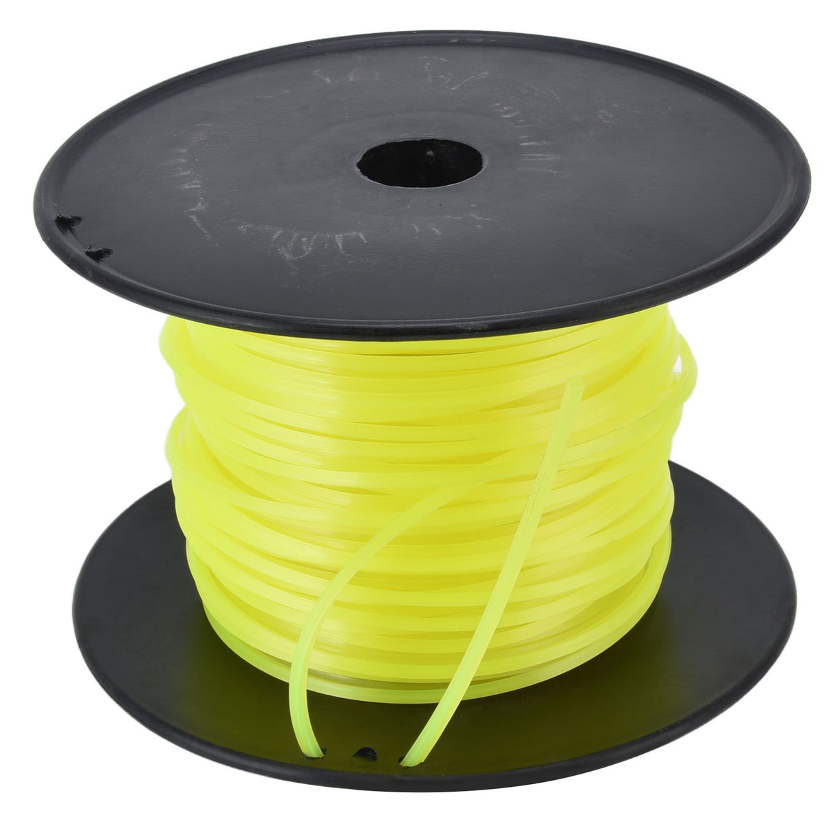3mm String Trimmer Line Quadrate Grass Trimmer Line Lawn Mower Line for Husqvarna Yellow 50m / 164.0ft