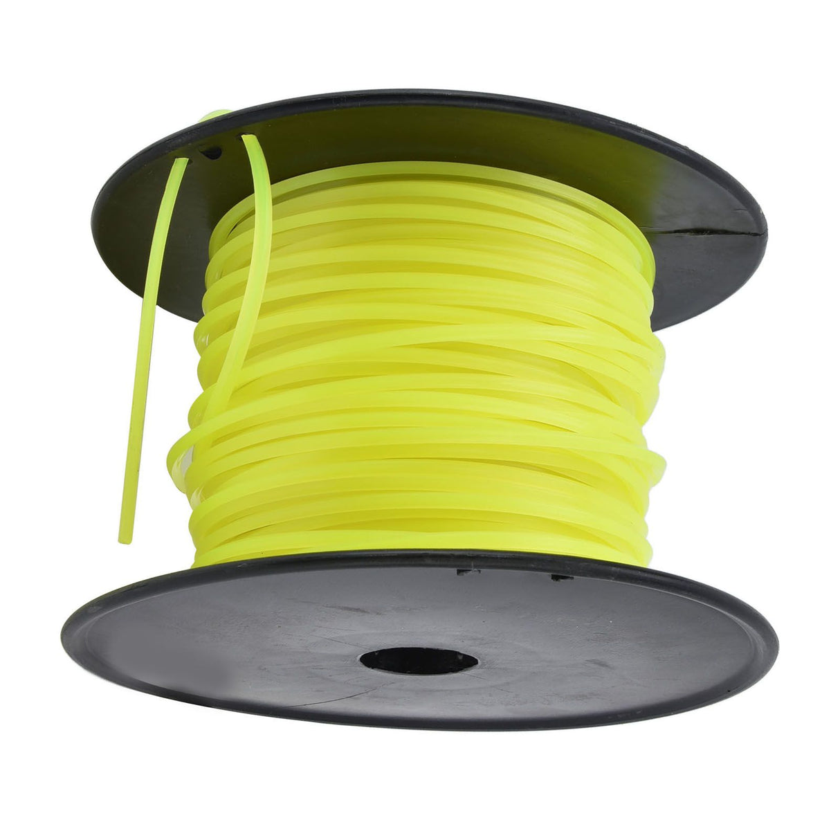 3mm String Trimmer Line Quadrate Grass Trimmer Line Lawn Mower Line for Husqvarna Yellow 50m / 164.0ft