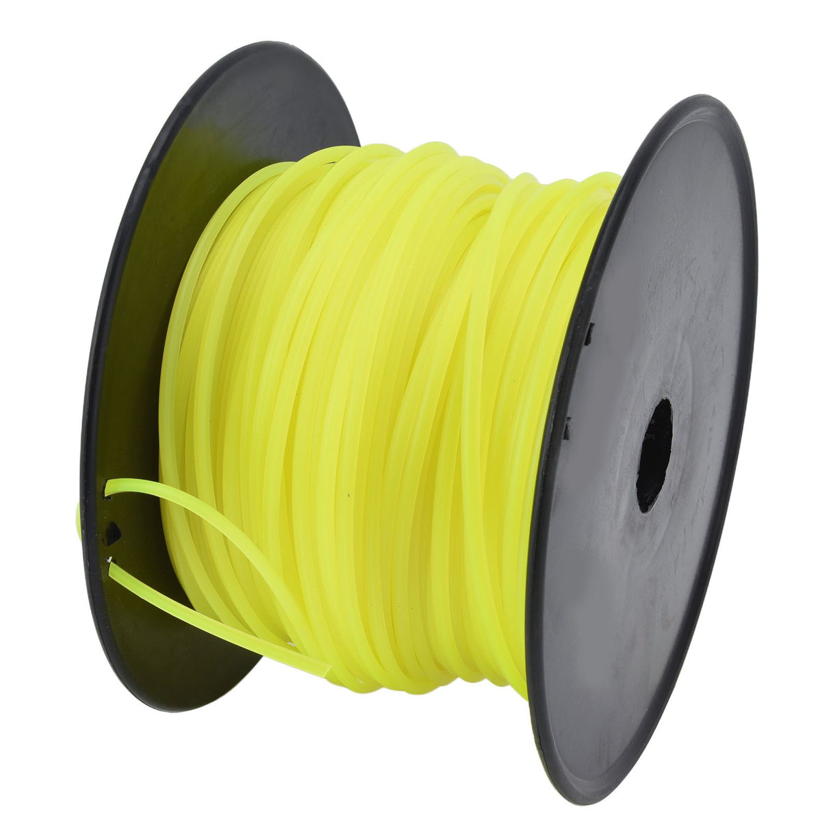 3mm String Trimmer Line Quadrate Grass Trimmer Line Lawn Mower Line for Husqvarna Yellow 70m / 229.7ft