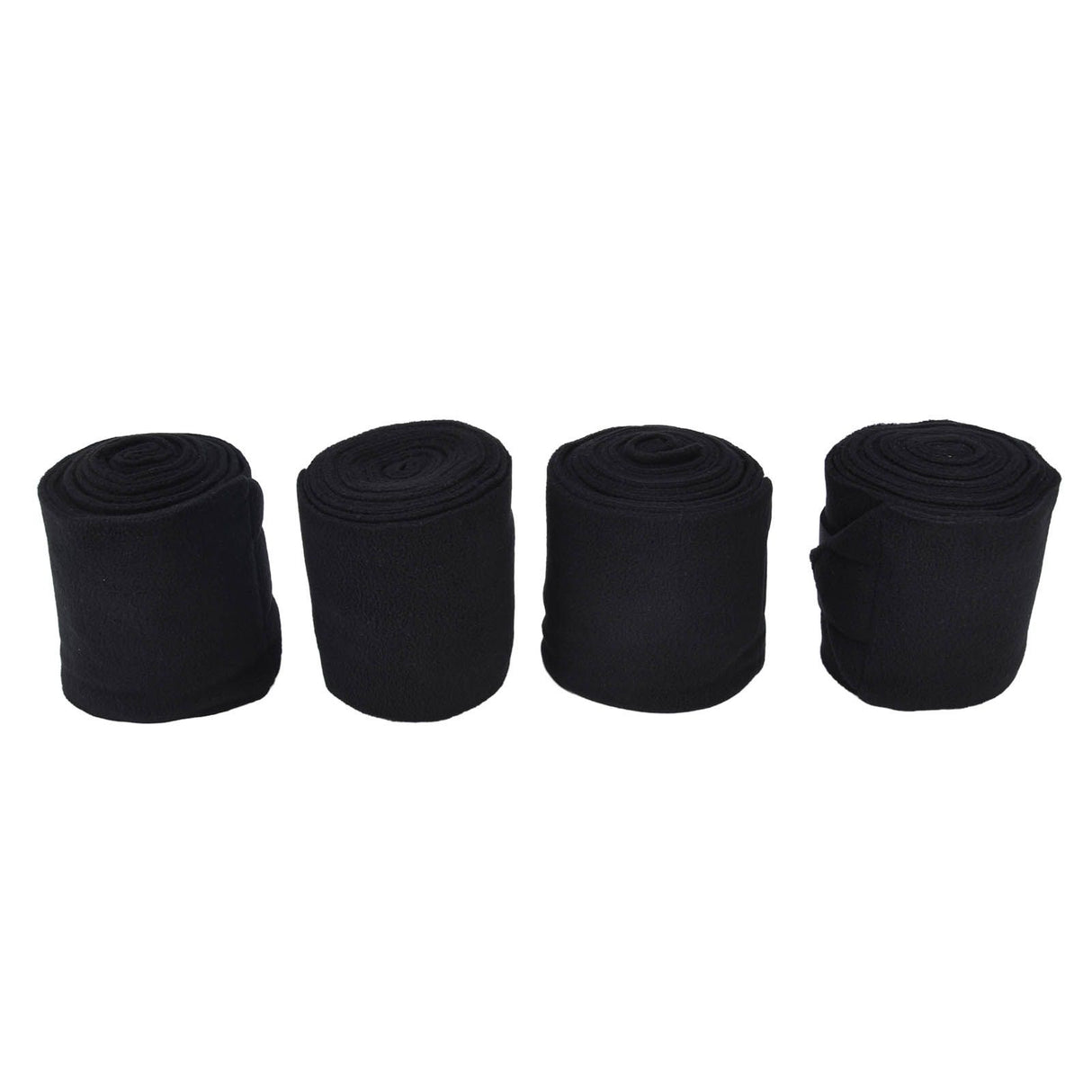 4Pcs Horse Leg Warp Self Adhesive Breathable Wear Resistant Animal Leg Bandage for Cows Horses Black