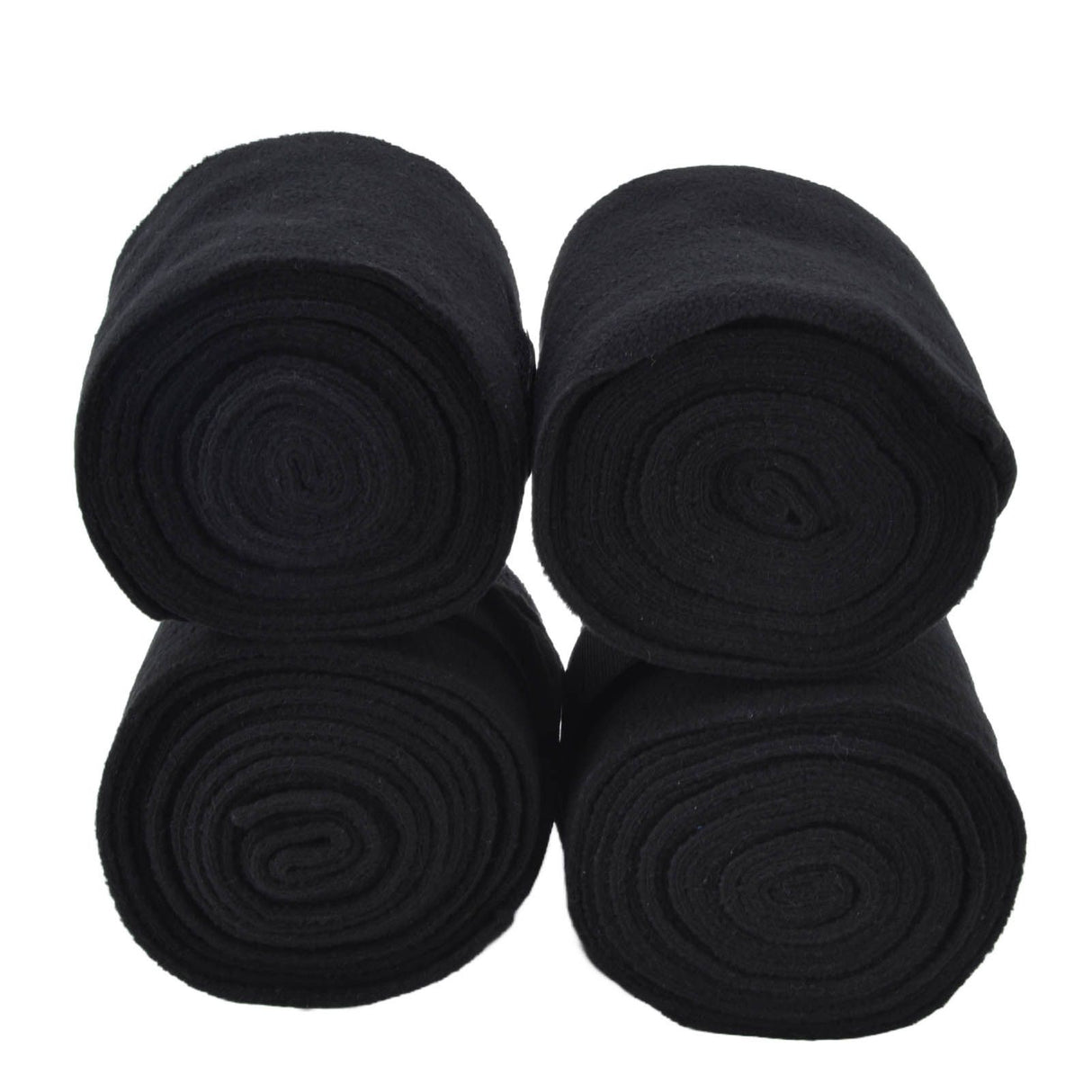 4Pcs Horse Leg Warp Self Adhesive Breathable Wear Resistant Animal Leg Bandage for Cows Horses Black