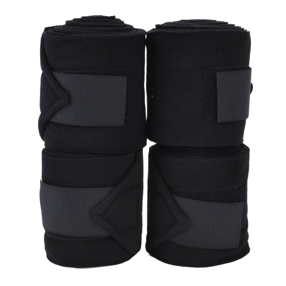 4Pcs Horse Leg Warp Self Adhesive Breathable Wear Resistant Animal Leg Bandage for Cows Horses Black
