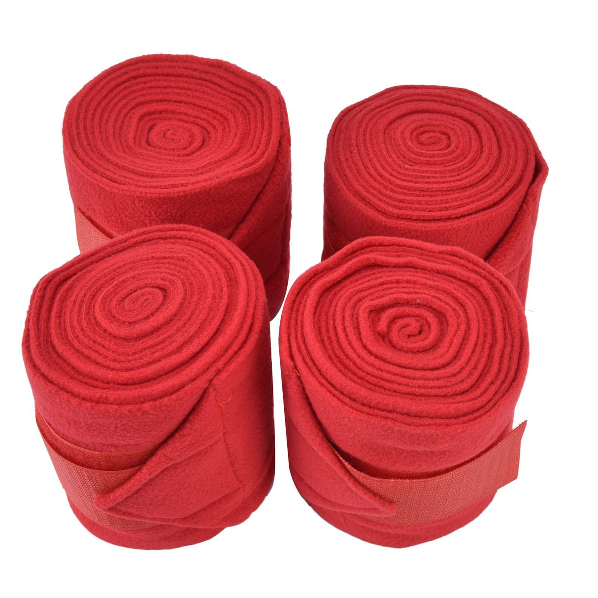 4Pcs Horse Leg Warp Self Adhesive Breathable Wear Resistant Animal Leg Bandage for Cows Horses Red