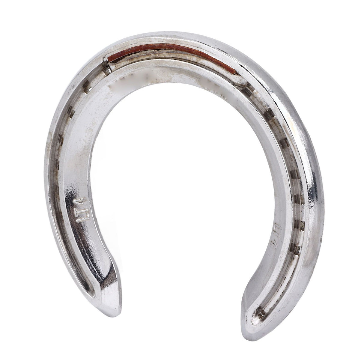 4pcs Horseshoes Aluminum Alloy Light Weight Reliable Practical Horse Riding Accessory for Racecourse Farm No. 4