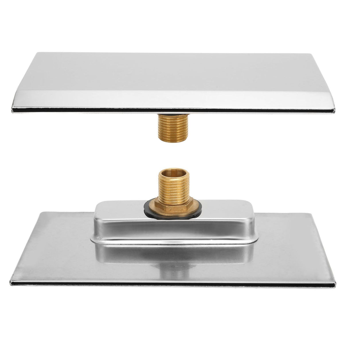 Waterfall Tub Spout G1/2 External Thread SPA Bathroom Pool Swimming Pool Silver Wall Mounted Waterfall Outlet Nozzle