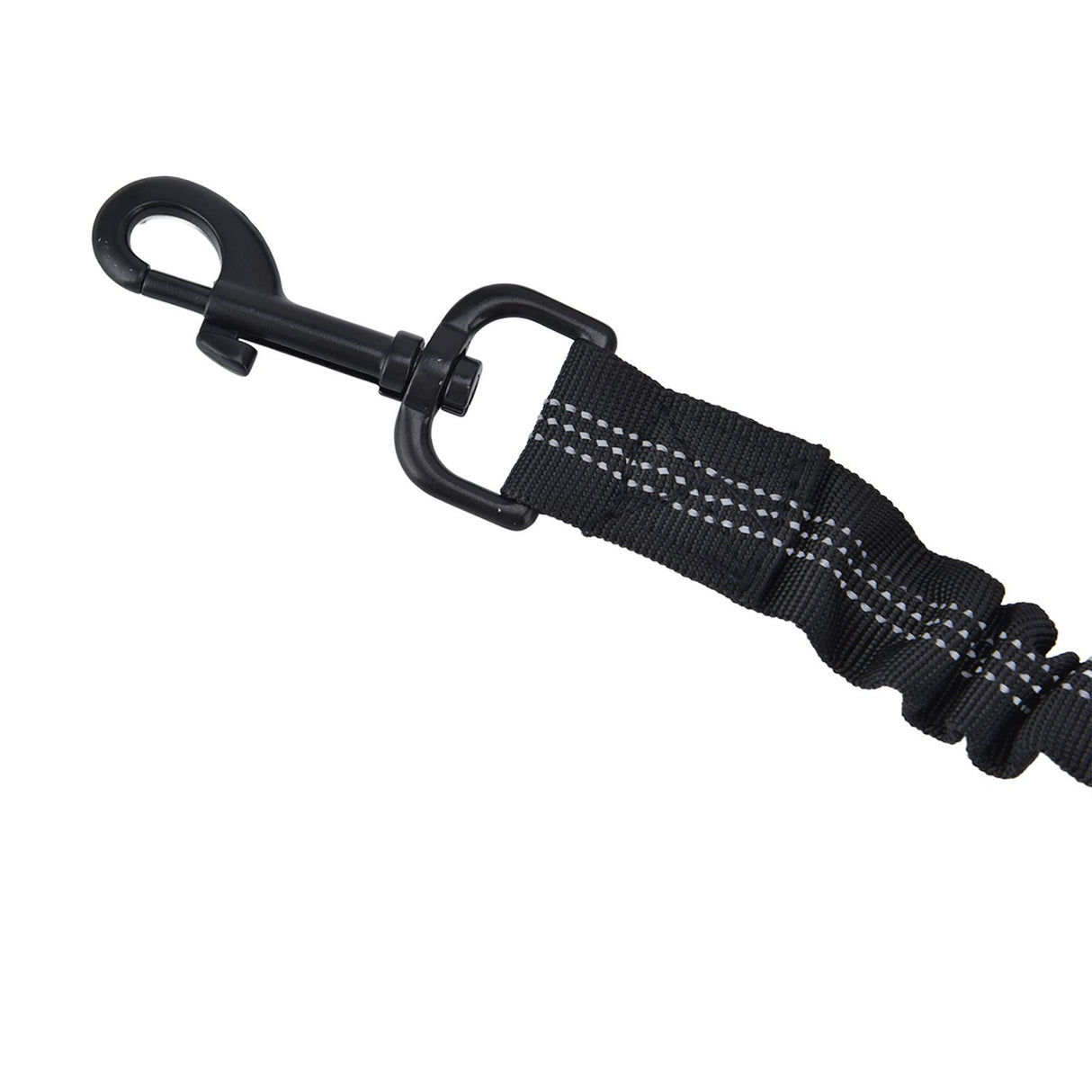 Pet Leash Reflective Retractable Portable Adjustable Dog Traction Rope for Pets Dogs Black