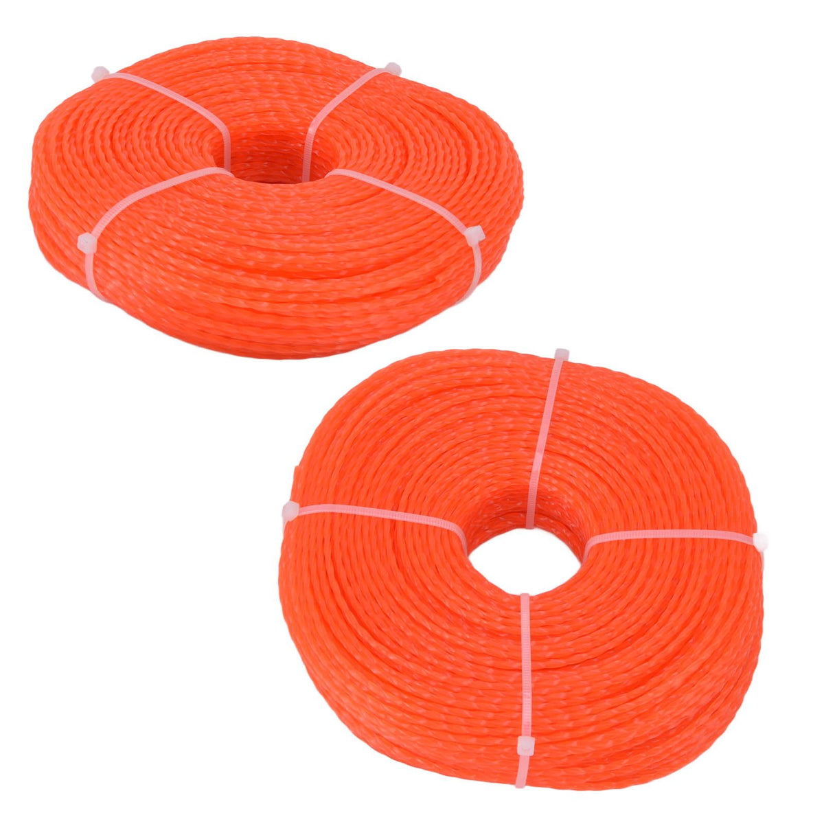 2.4mm 120m Trimmer Line Nylon String Trimmer Line Lawn Mower Accessories for Husqvarna Orange