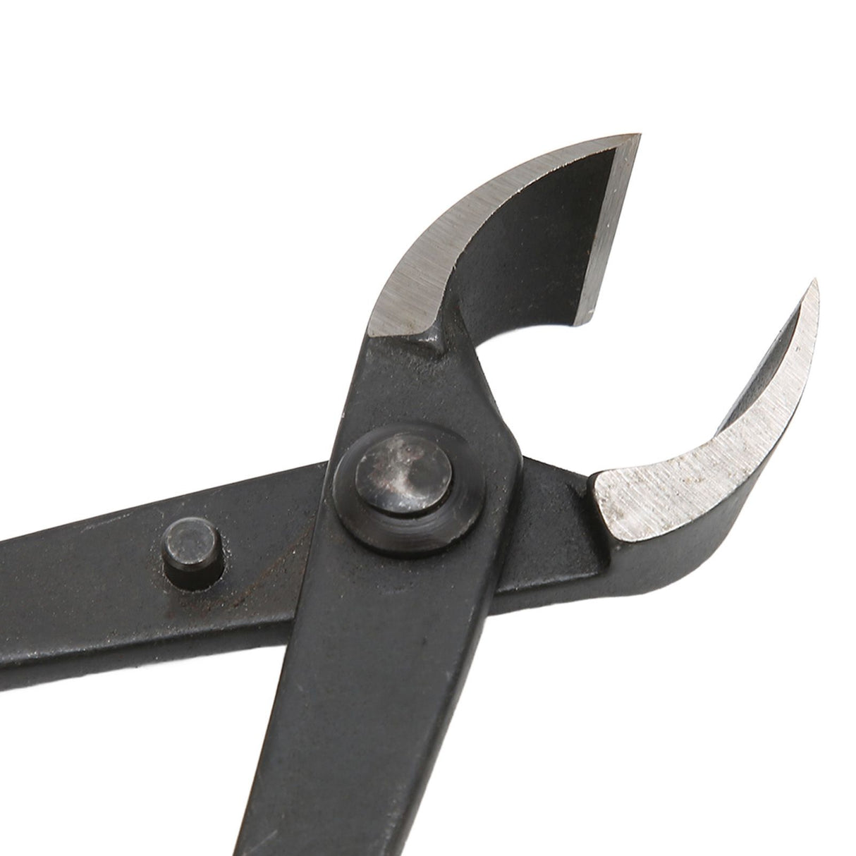 200mm/7.9in Concave Branch Cutter High Strength Manganese Steel Diagonal Pliers Black