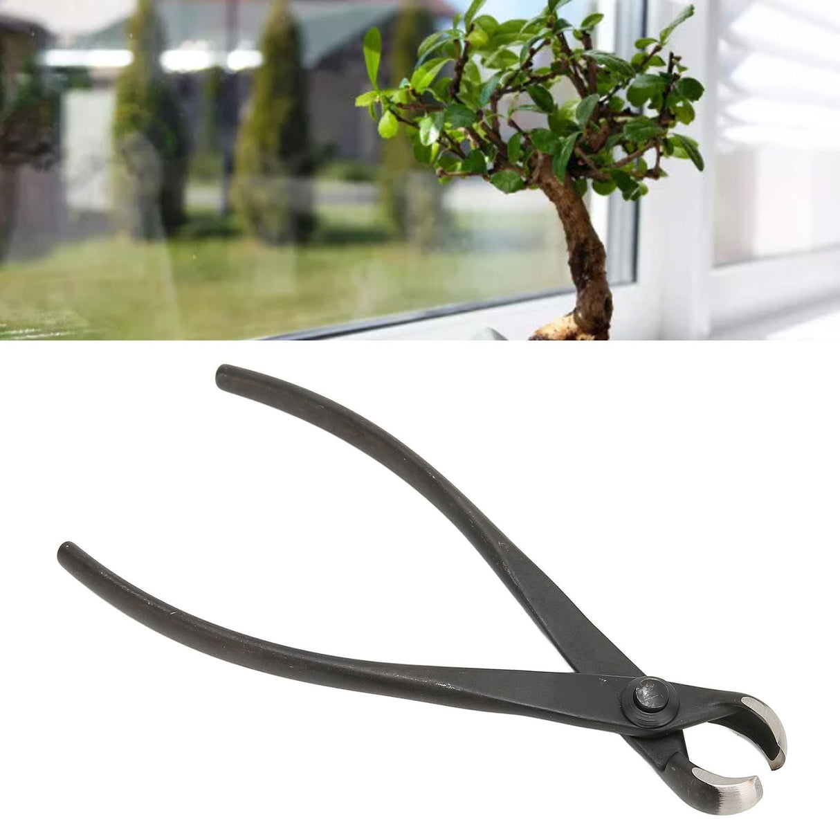 Hand Bonsai Cutter 175mm High Strength Ergonomic Bonsai Concave Cutter for Bonsai Modeling