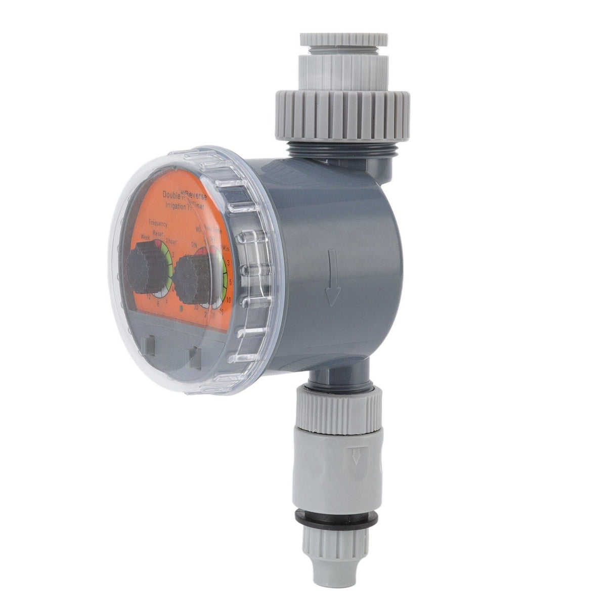 Irrigation Timer Dual Dial Ball Valve IP67 Waterproof Automatic Pressure Free Irrigation Timer for Courtyards Balconies