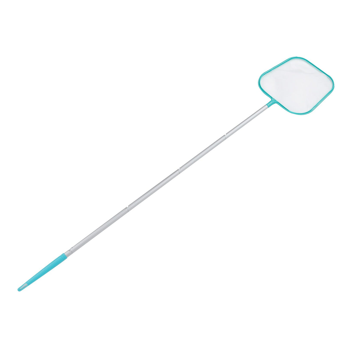 Pool Skimmer Net Detachable Lake Blue Professional Pool Cleaning Net with 5 Splicing Rods for Swimming Pool Fountains