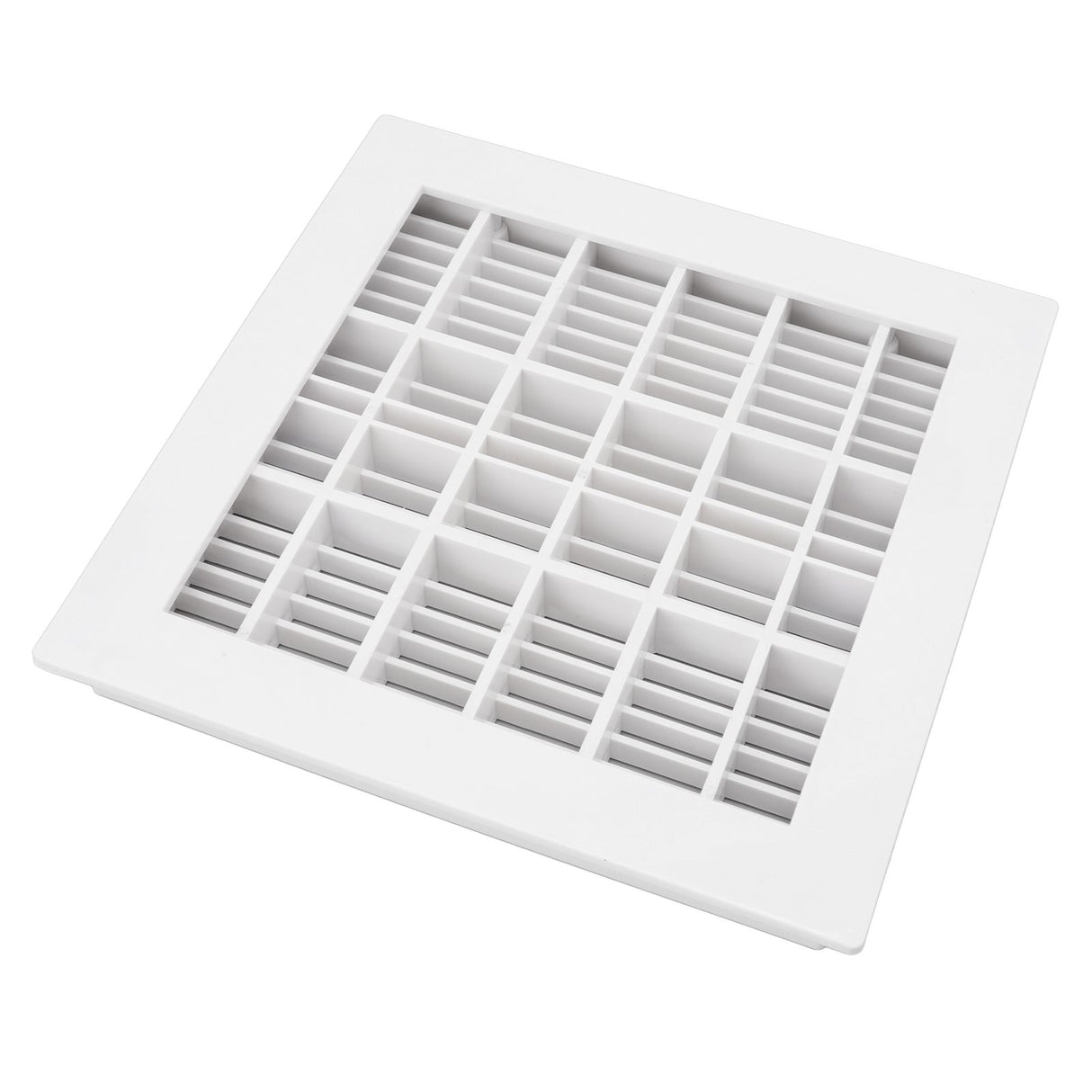 SP‑1031 Pool Main Drain 25.3x25.3cm Replacement Pool Square Main Drain for Swimming Pools Massage Pools SPA Pools White