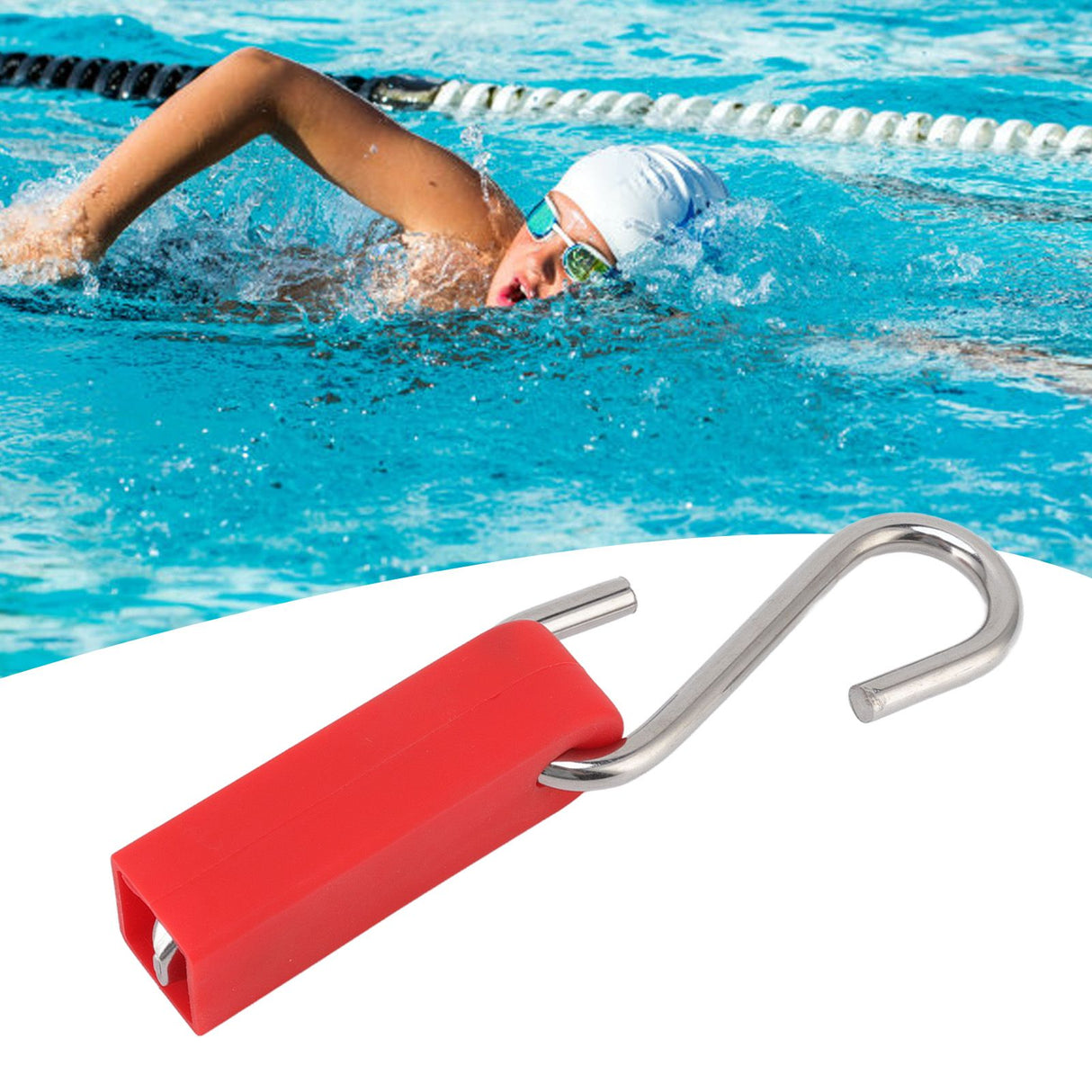 Lane Rope Hook 304 Stainless Steel Safe Corrosion Resistant Small Lane Line Embedded Hook for Swimming Pool