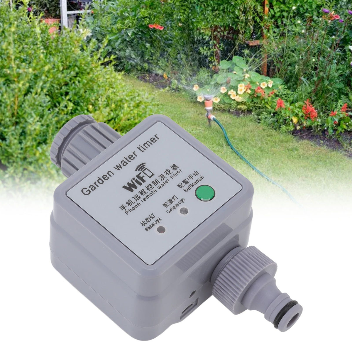 Smart Sprinkler Water Timer Automatic Watering Remote Control USB Power Supply Irrigation Timer for Courtyards Balconies