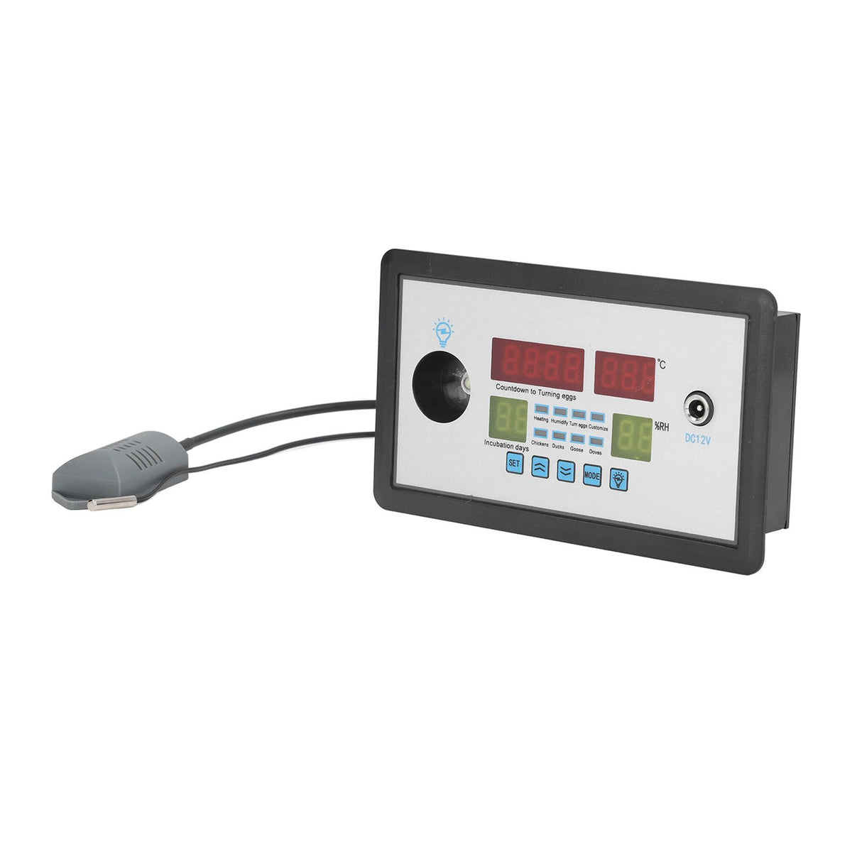 Intelligent Incubator Thermostat Automatic Egg Incubator Controller Thermostat for Eggs Duck Eggs Goose Eggs 12V