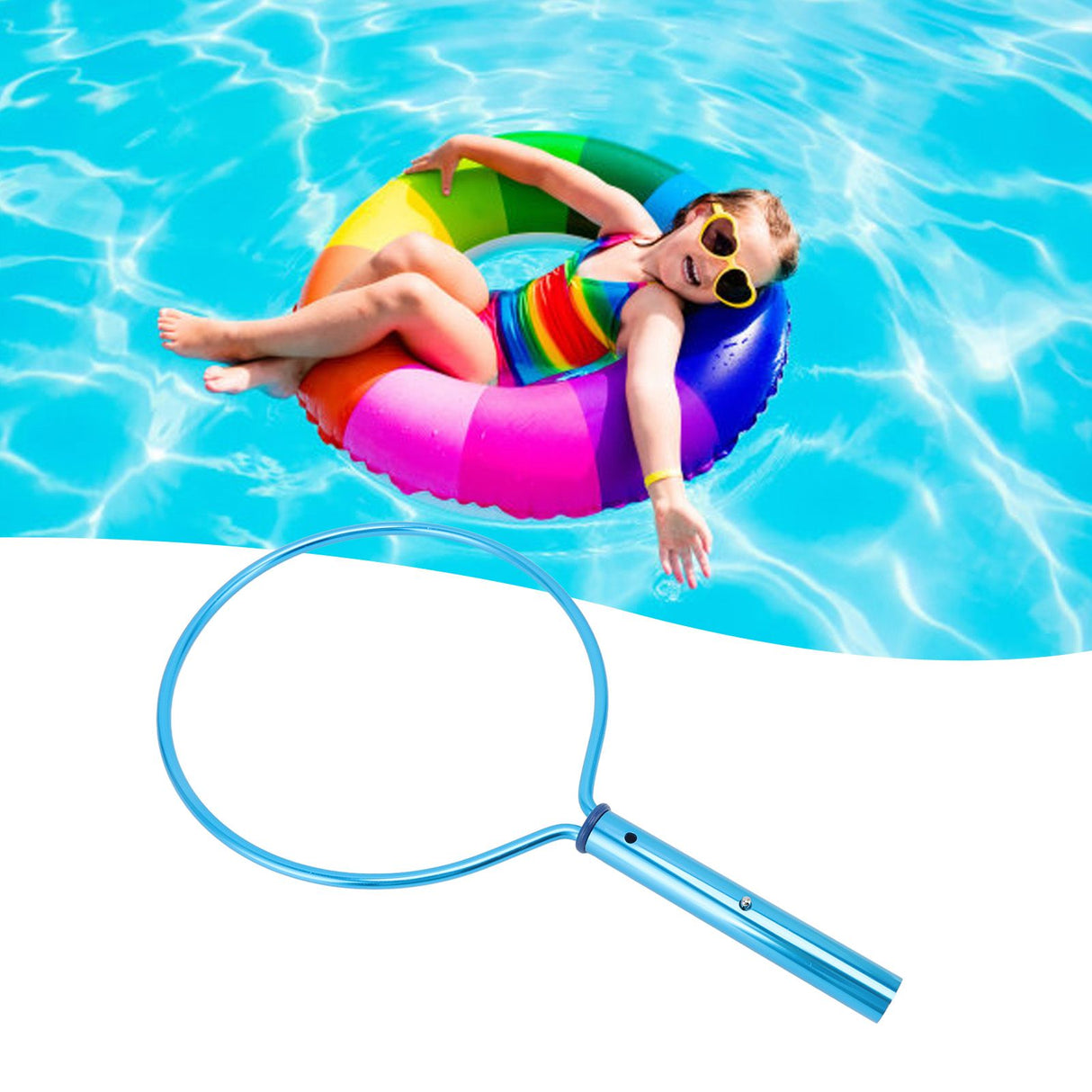 Pool Emergency Hook Round Aluminium Alloy Safety Hook for Swimming Pool Water Park