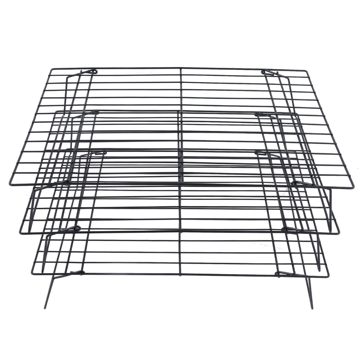 13 Inch Iron Baking Rack 3 Layer Non Stick Cooling Racks for Cooking Baking Cake Biscuits