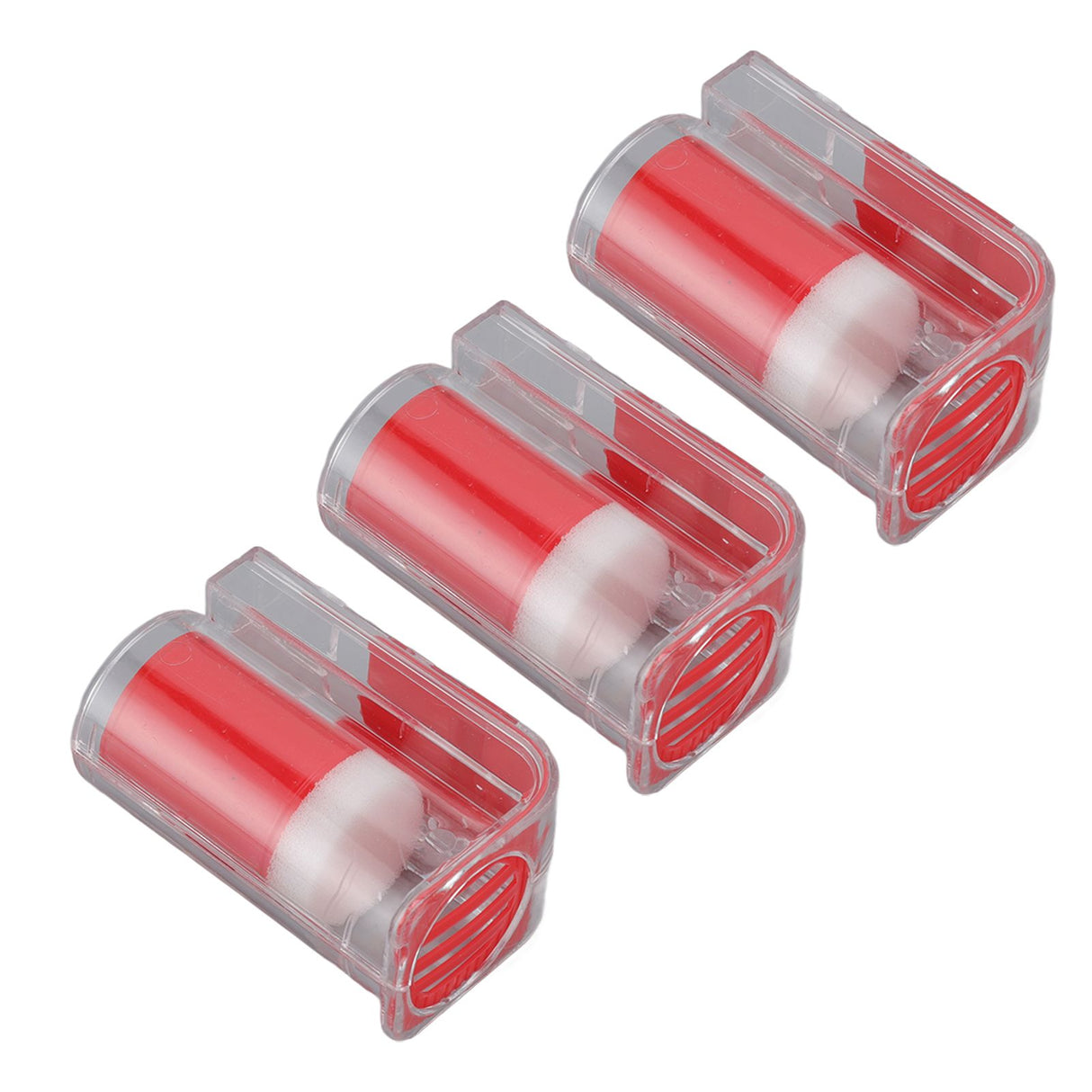 3Pcs Queen Bee Marking Cage Catcher Plastic One Handed Bee Queen Marker Bottle Beekeeping Tools for Beekeepers Red