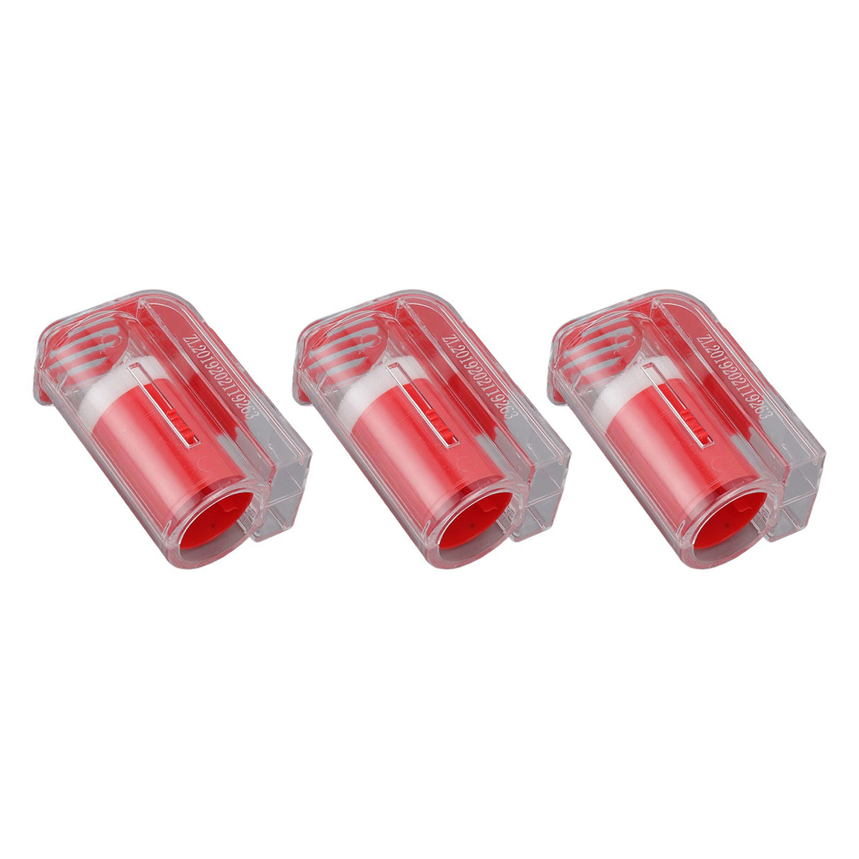 3Pcs Queen Bee Marking Cage Catcher Plastic One Handed Bee Queen Marker Bottle Beekeeping Tools for Beekeepers Red