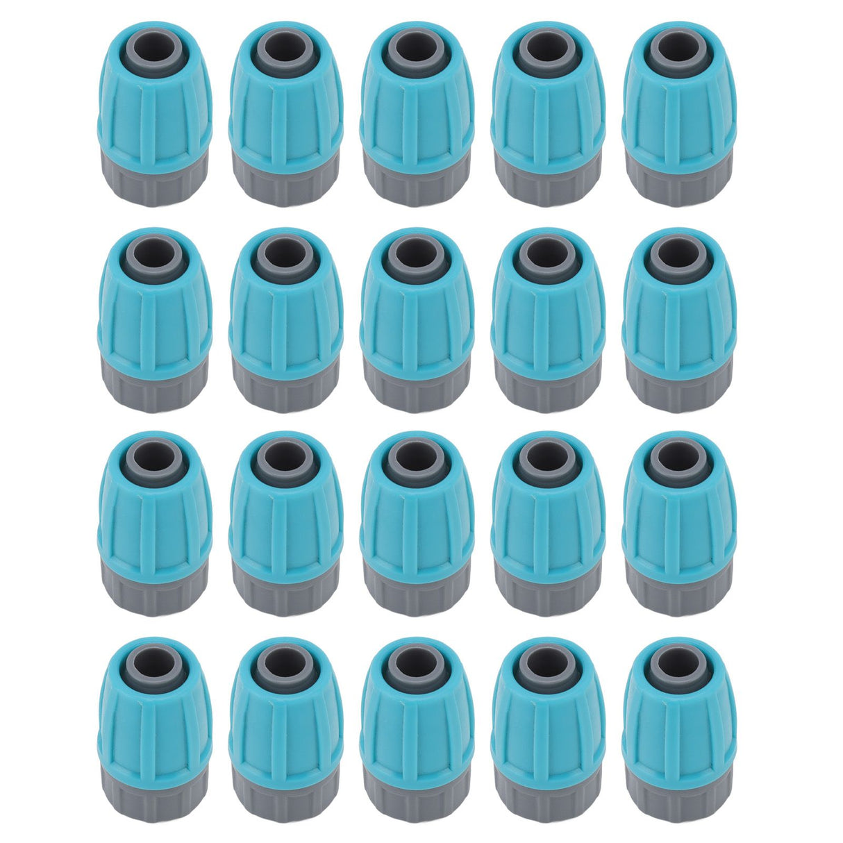 15Pcs Irrigation Tube Locked Nuts Connectors 16mm Durable PE Anti Aging Acidproof Eco Friendly 16mm PE Pipe Connectors