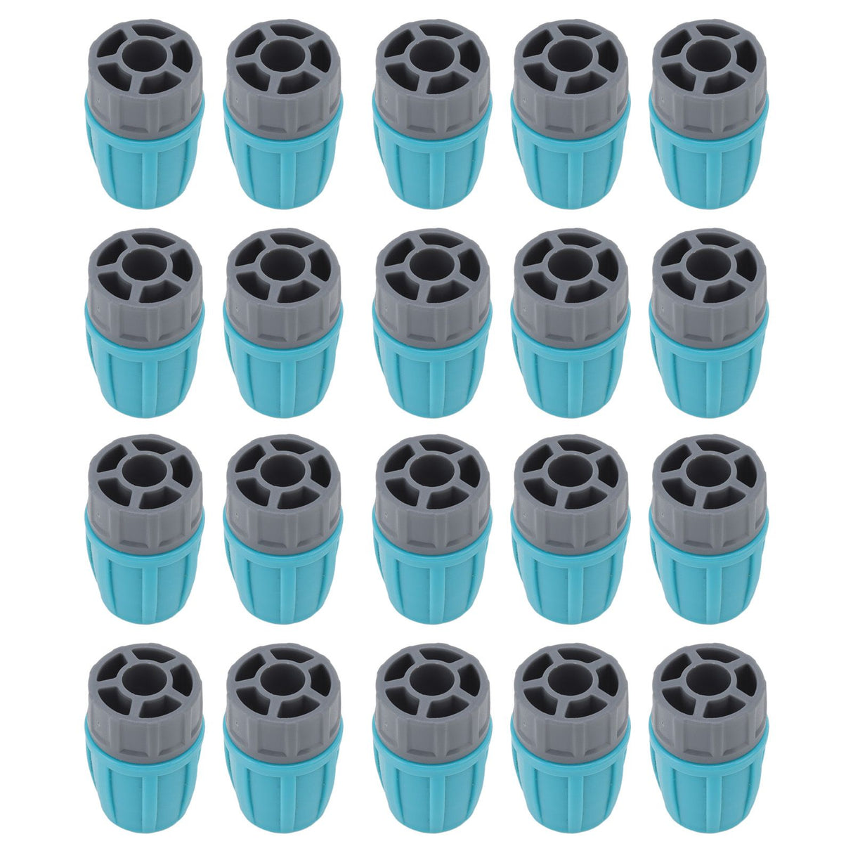 15Pcs Irrigation Tube Locked Nuts Connectors 16mm Durable PE Anti Aging Acidproof Eco Friendly 16mm PE Pipe Connectors