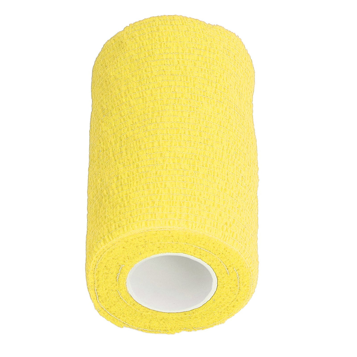 12Pcs Bandage Wrap Natural Latex Elastic Self Adhesive Wrap for Cows Dogs Horses 10cm Yellow