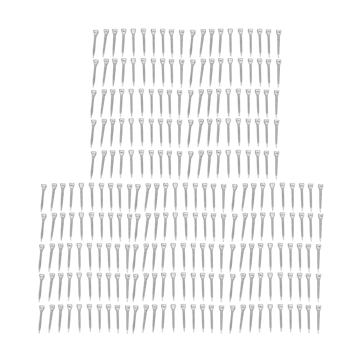 250 Pcs Horseshoe Nails High Tensile Strength Good Elasticity Accurately Crafted Steel Horse Shoes Nails FJ0RACE