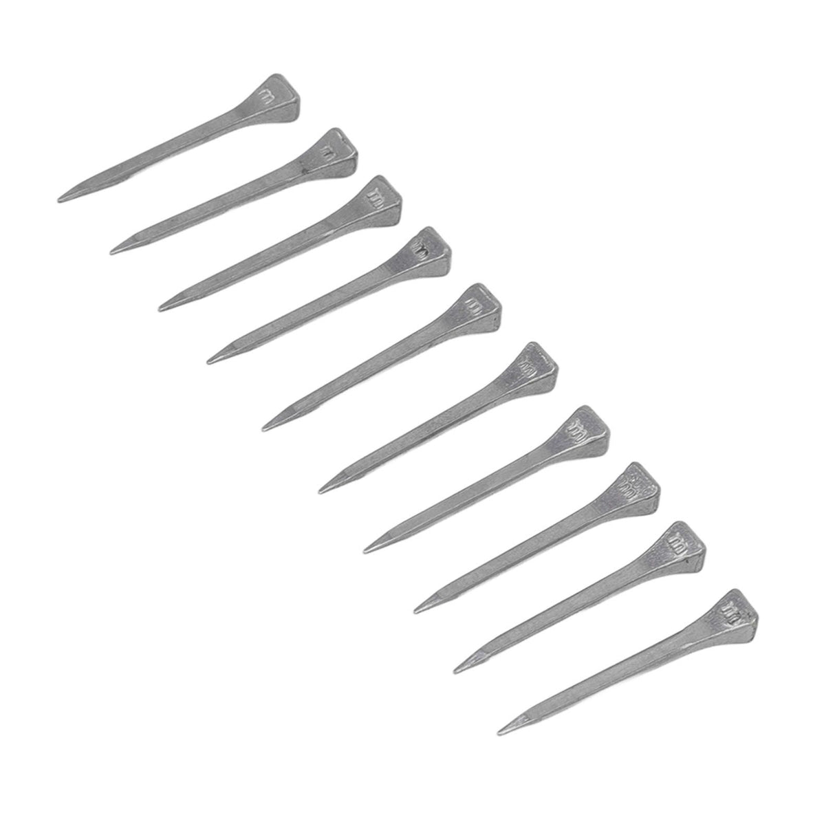250 Pcs Horseshoe Nails High Tensile Strength Good Elasticity Accurately Crafted Steel Horse Shoes Nails FJ0RACE